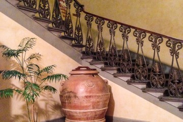 main stairway, Casa Santo Nome di Gesu