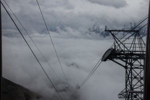 Some of our gondola trips were descents into the unknown.