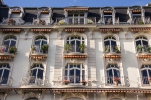 Another grand old hotel in Montreux along the waterfront.