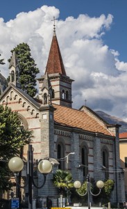 A church in Bellagio, on Lake Como
