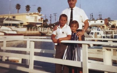 Dad, David, Peggy at Newport Island
