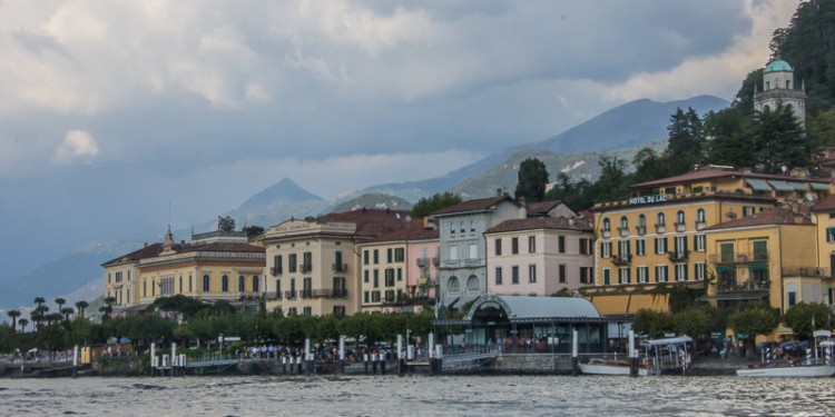The city of Bellagio on Lake Como
